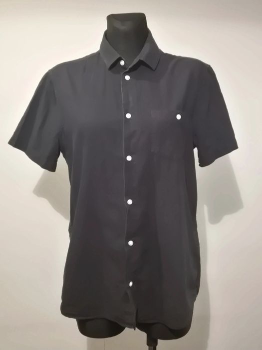 Czarna koszula Samsoe Samsoe rozm S Samsøe  Samsøe