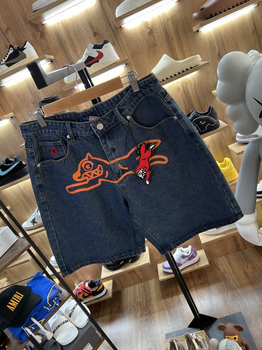 Шорти Джинсові Billionaire Boys Club  BBC Ice Cream Navy Blue