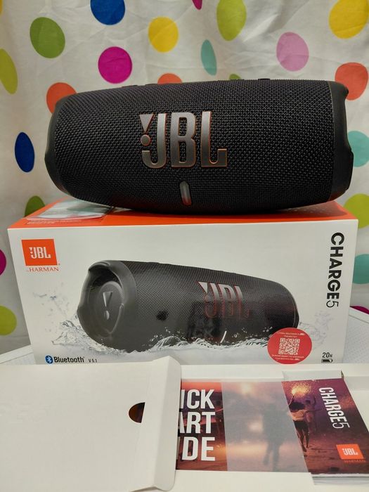 Акустична система JBL Charge 5 Black (CHARGE5BLK)