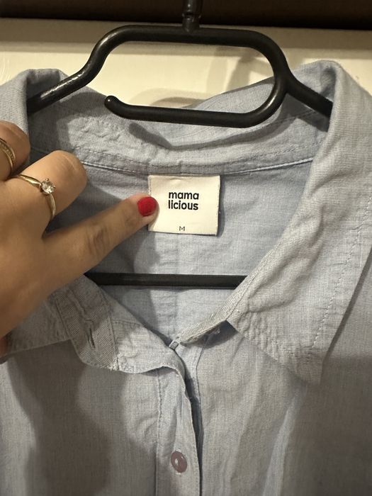 Bluzka ciążowa M 38 MAMA LICIOUS bluzka koszulowa