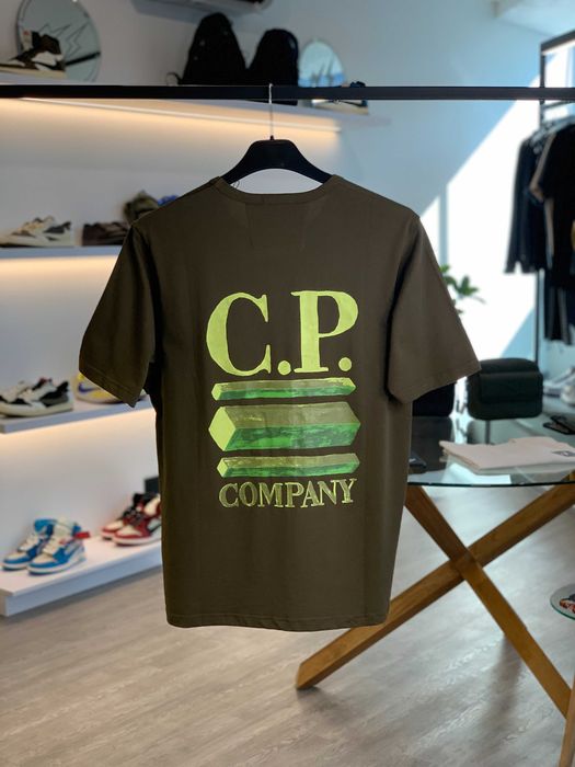 Футболка C.P. Company 30/1 Jersey Logo Graphics T-Shirt Ivy Green
