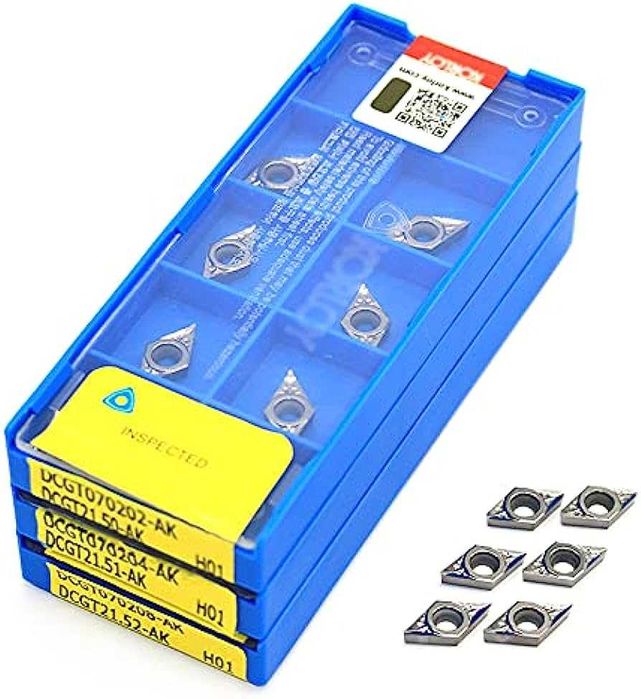 Токарные пластины для алюминия и цветным металлам Корея DCGT070204-AK