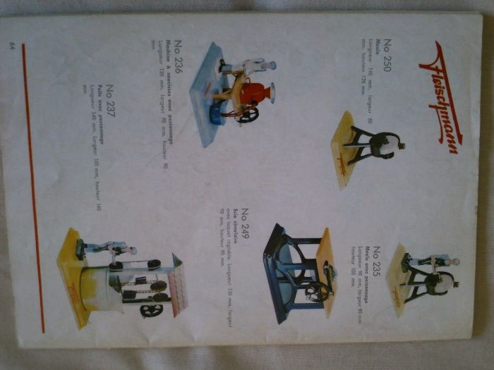 Catalogo Fleischmann comboios / brinquedos HO 1959/1960