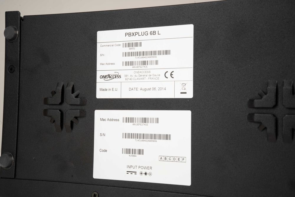 OneAccess PBX Plug 6BL, com carregador