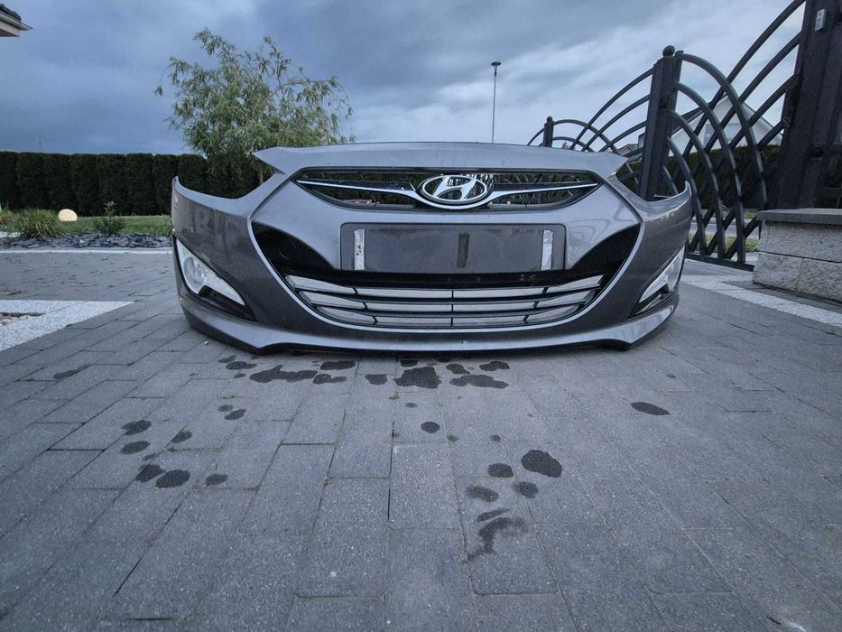 HYUNDAI i40 Szary stan idealny  2013R ZDERZAK Przód Halogeny Kompletny..