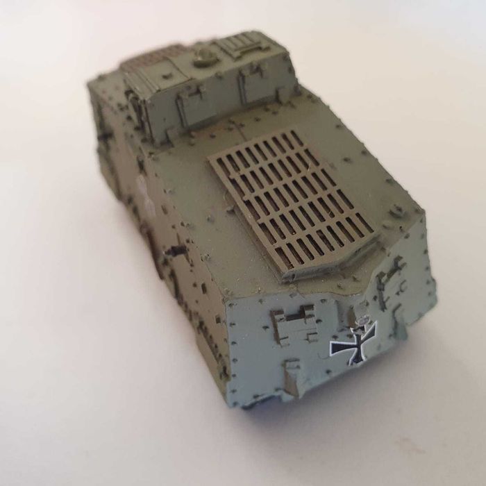 Miniatura de Carro blindado de assalto A7V, Primeira Guerra Mundial.