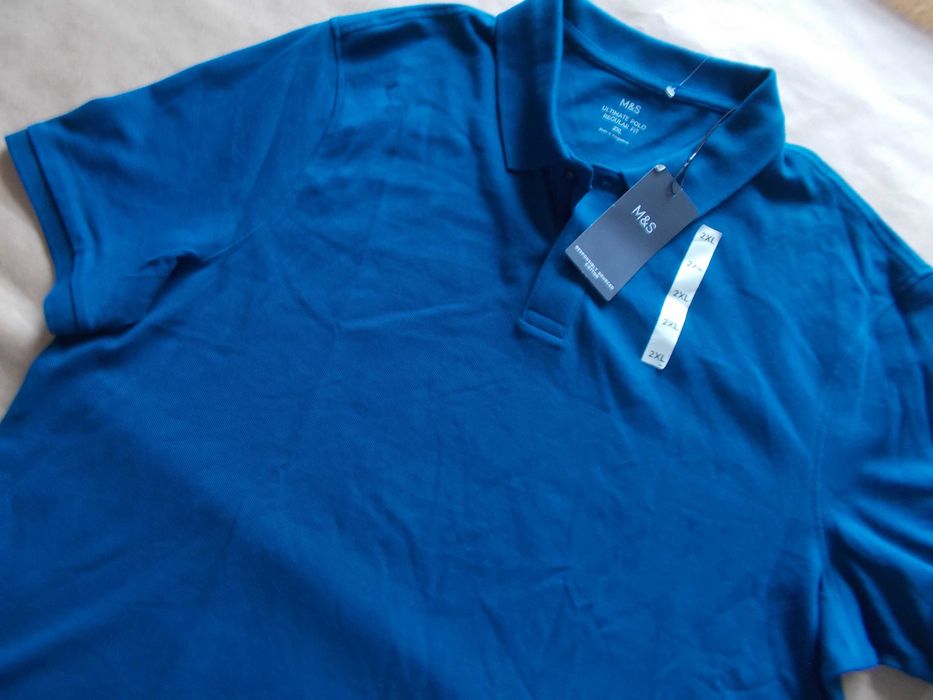 Marks&Spencer Superior Koszulka POLO /krótki rękaw/ 2XL 44/45 cm UK