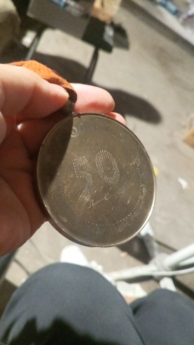 Медаль 1987 г. металл латунь