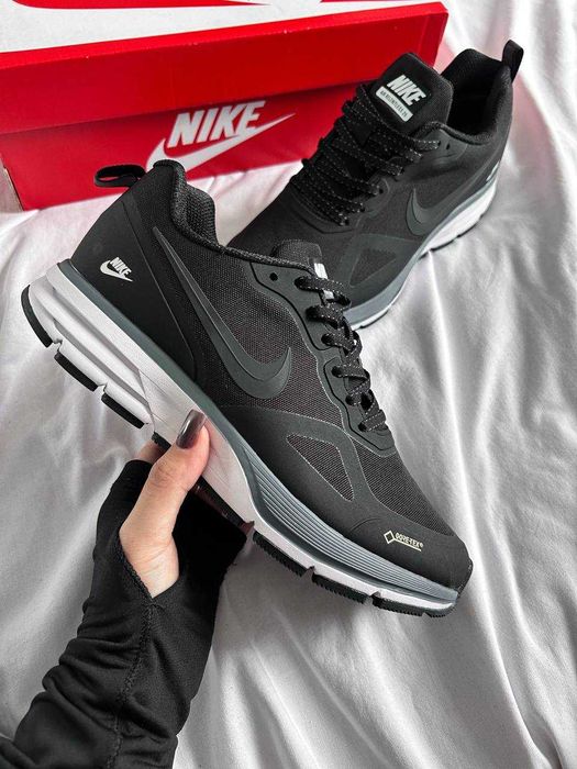 Кросівки Nike Pegasus 26X Gore-Tex Black/White premium