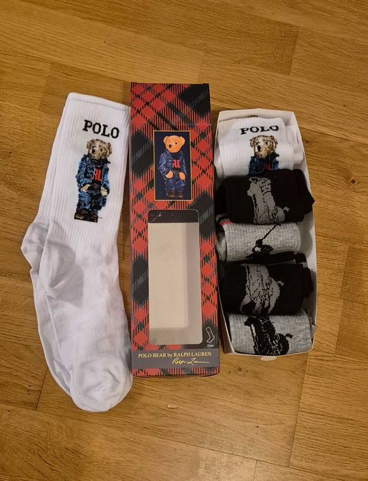 Zestaw 6 par skarpet Polo Bear by Ralph Lauren (Rozmiar 38–43)