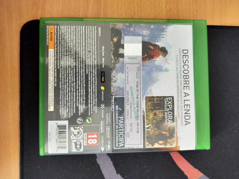 Rise of the Tomb Raider Xbox One ( COMO NOVO )