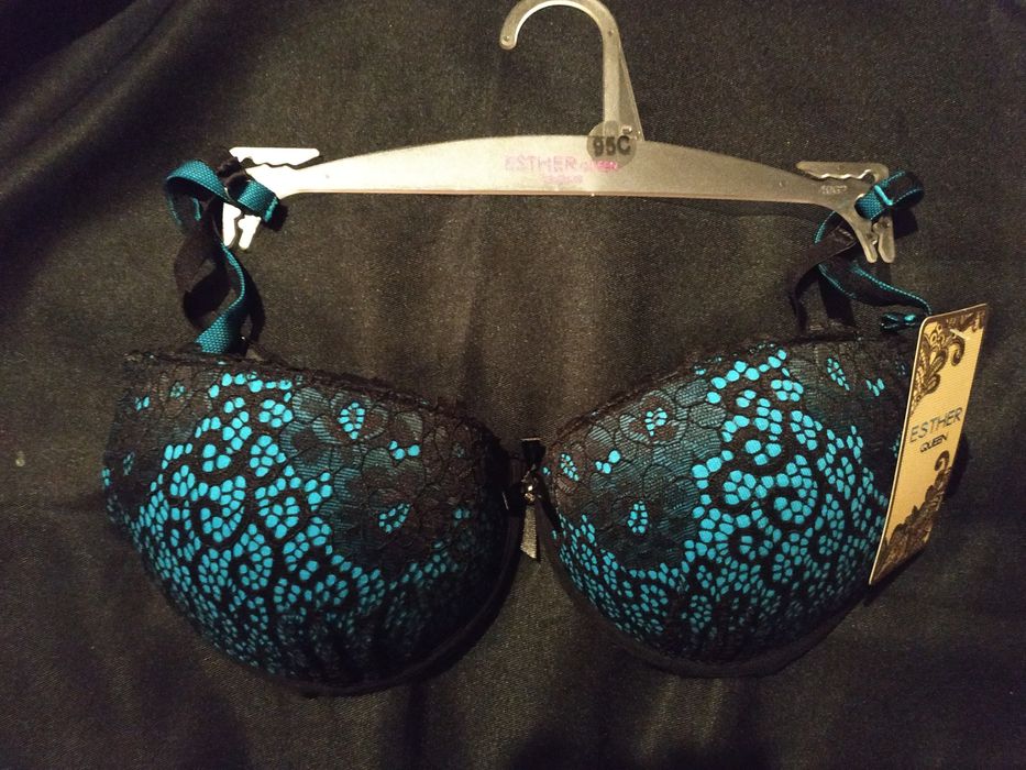 Soutien push-up Mirabelle Preto e azul