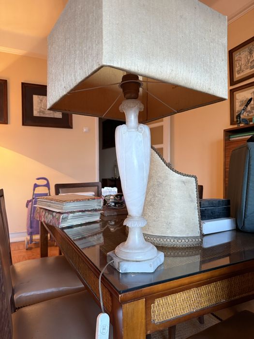 Vintage Alabaster Lamp