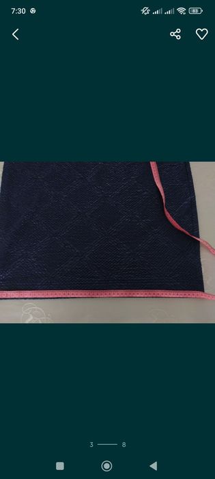 Sukienka 3/4 rękaw granatowa 46