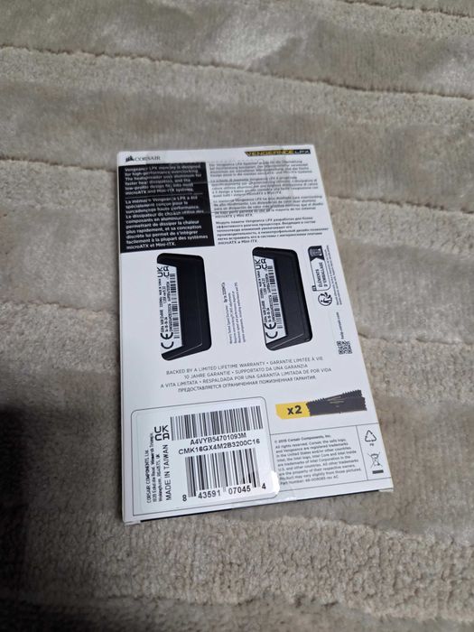 Pamięć RAM Corsair Vengeance LPX DDR4 16 GB 3200MHz CL16