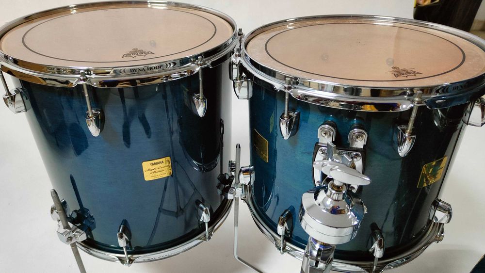 Yamaha Maple Custom Absolute Sea Blue 10,12,14,22" Made in Japan