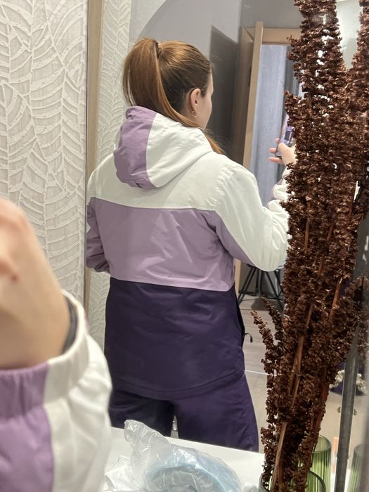 Лыжный костюм s, xs фиолетовый, белый