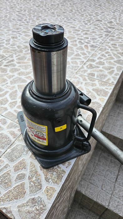 Macaco de garrafa hidráulico 12 Toneladas mais Cabo tir