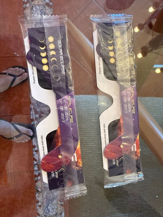 Óculos eclipse Solar (2 óculos)