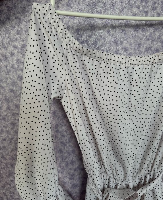 Белое летнее платье, бренд Elmilas, размер XS