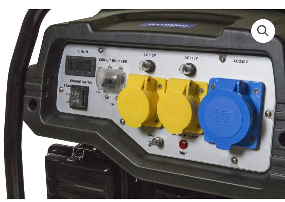 Генератор бензин 7 кВ Hyundai