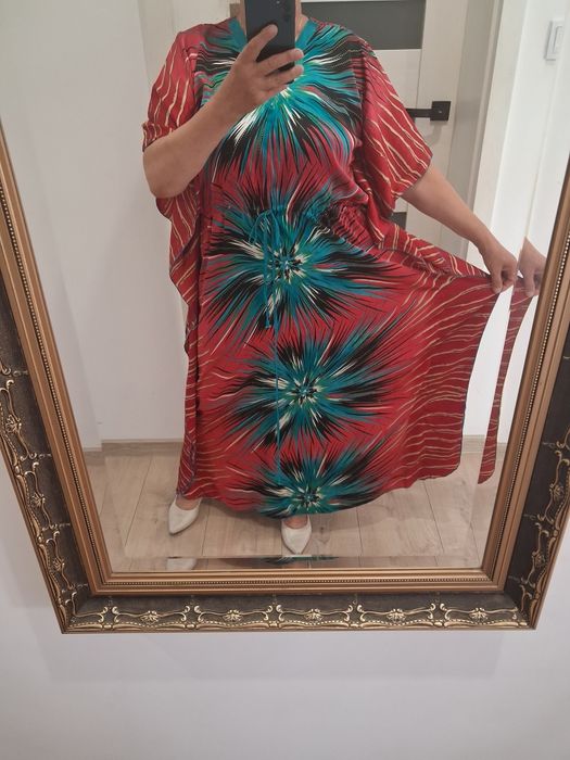 Piękne ponczo, pareo, sukienka roz.46.