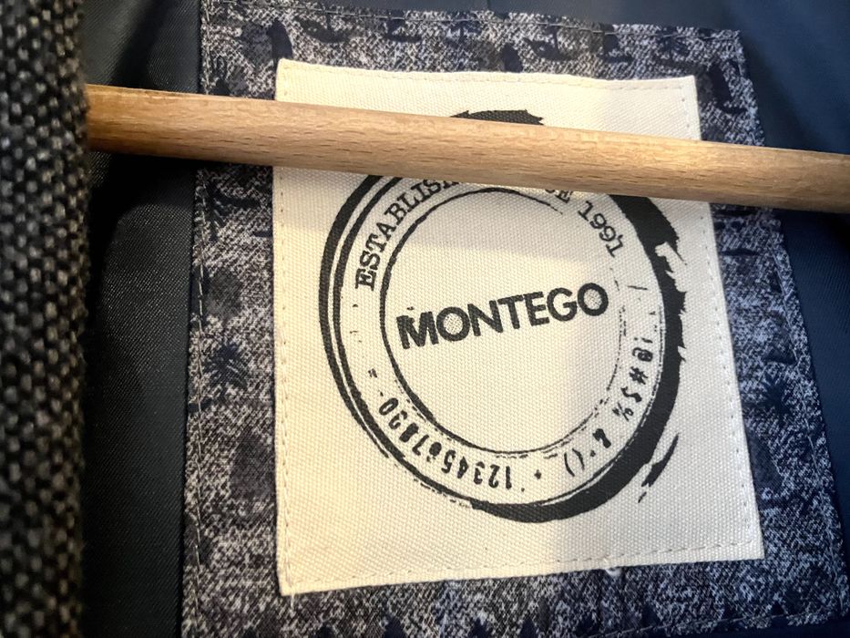 Marynarka męska ciemnoszara Montego