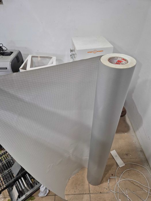 Folia samoprzyepna Szara orafol,oracal do mebli 126 cm