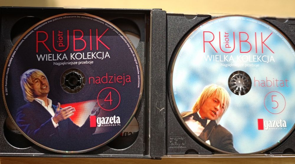 5 CD Piotr Rubik Wielka Kolekcja najpiękniejsze przeboje