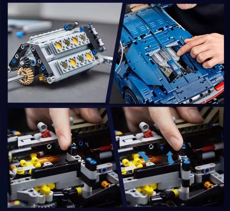 Конструктор аналог Lego Technic Bugatti Chiron (42083).