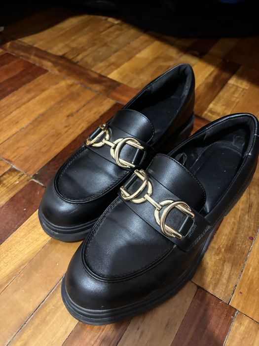 Лоферы искусивенная кожа