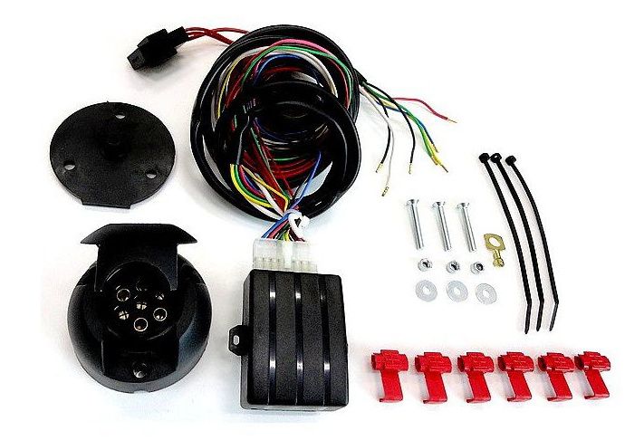 Wiązka Elektryczna 7pin Z Modułem Czujniki Cofania Parkowania+Gniazdo