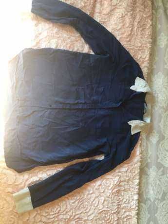 camisa azul escura zara tamanho m