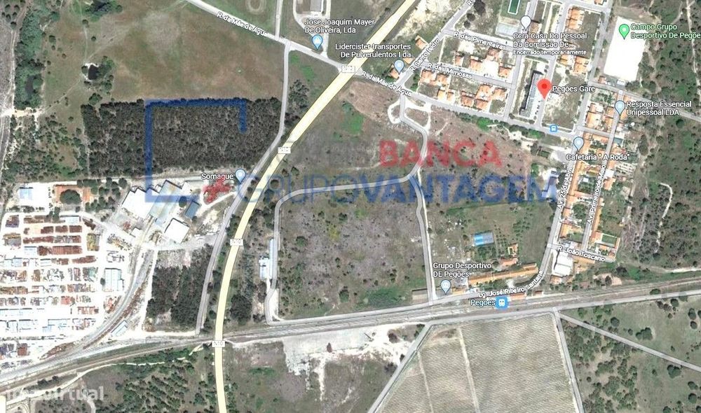 Terreno rustico com 108.500 m2 para loteamento , Pegões, Montijo