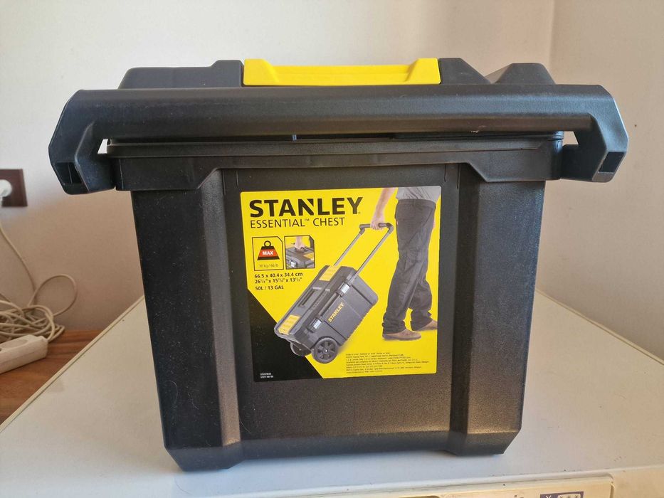 Narzędziowa skrzynka walizka na kółkach Stanley