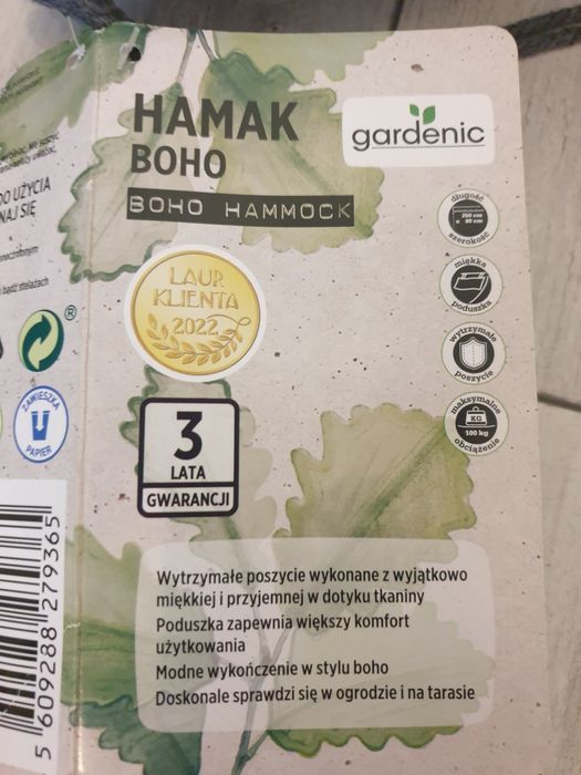 Hamak boho bawelna nowy