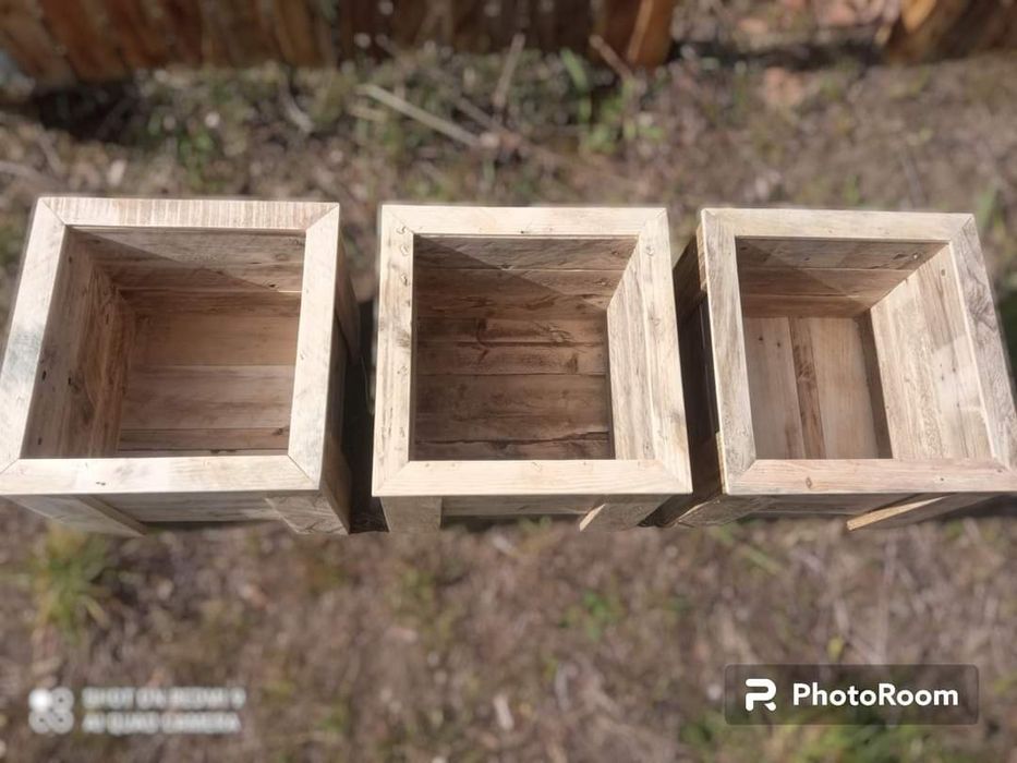 Donice ogródkowe drewniane