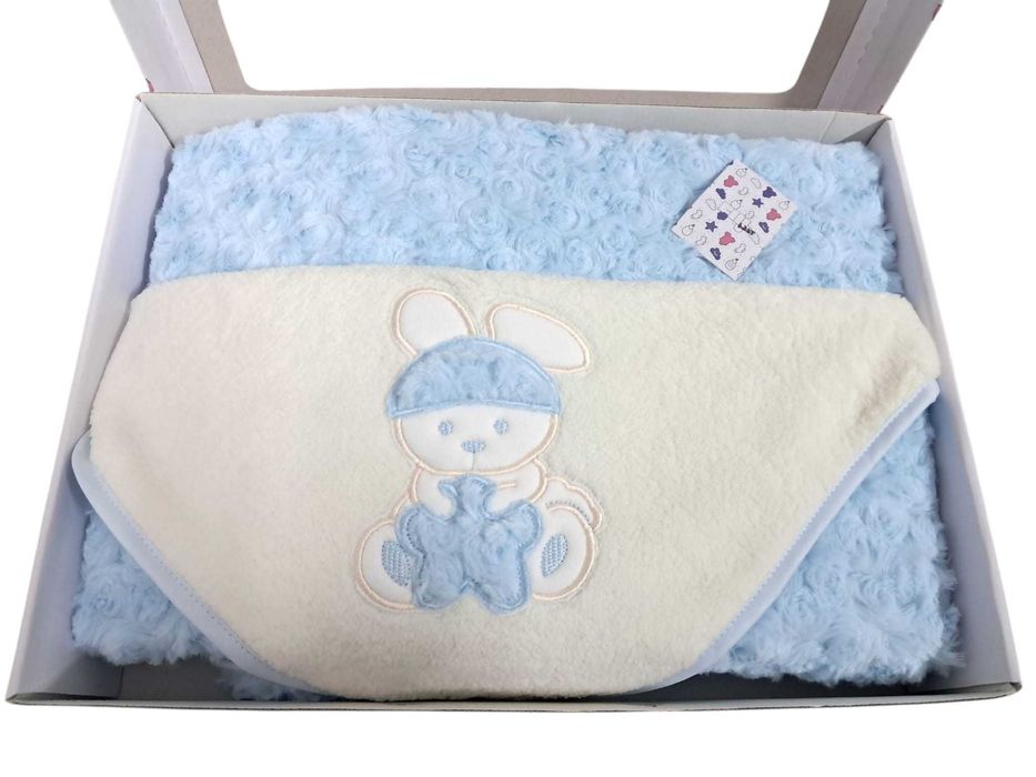 Manta para Bebé em Coralina