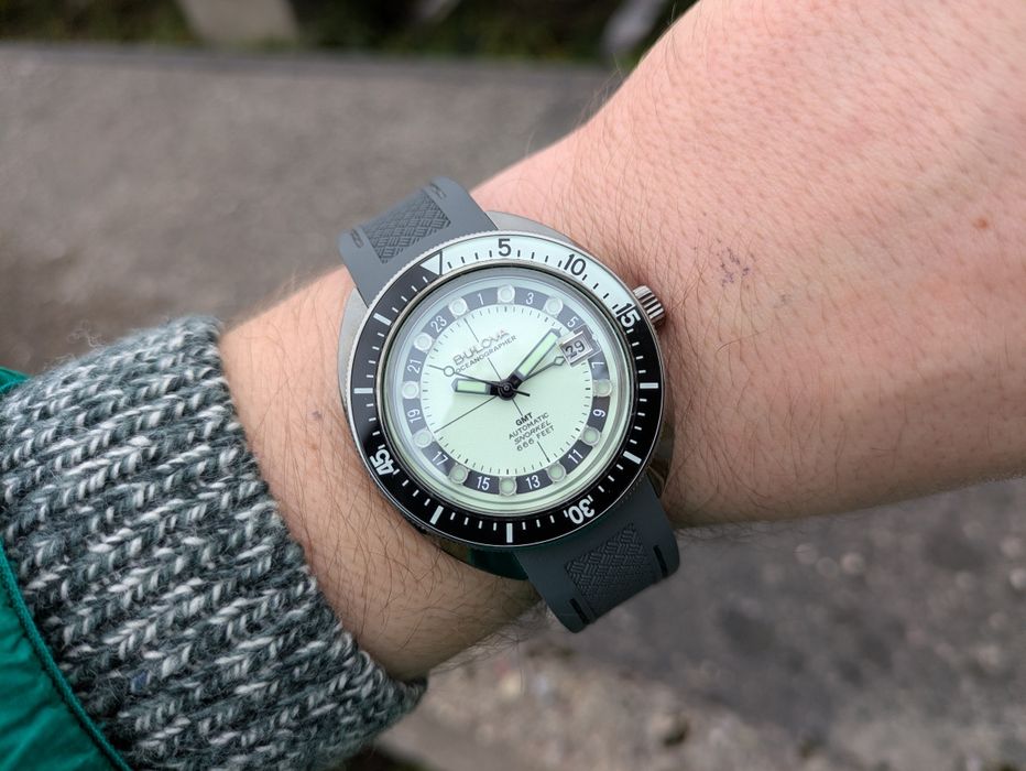 Zegarek Bulova Oceanographer szafir GMT automatyczny