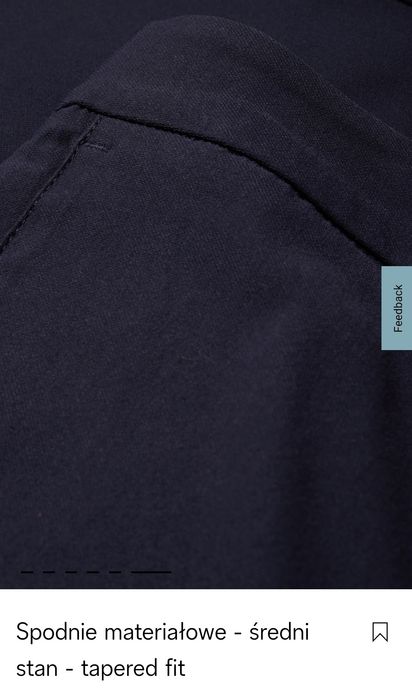 C&A Spodnie damskie 42 Casual granatowe