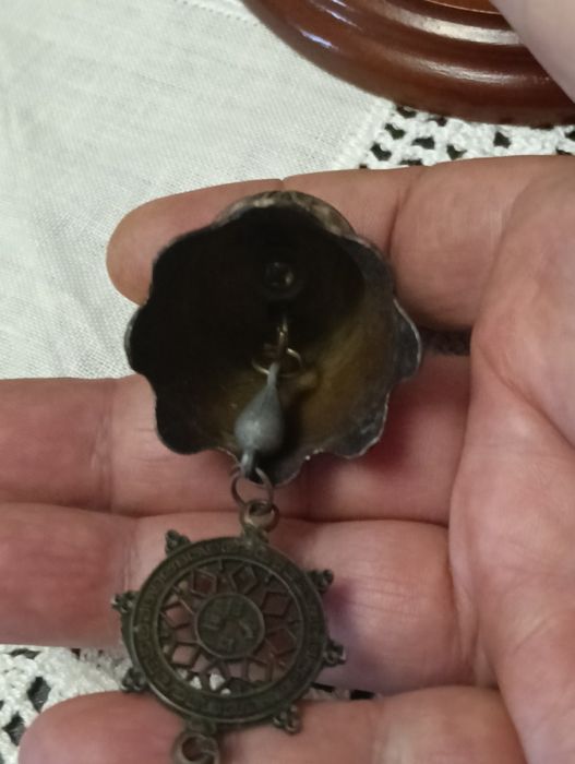 Sino pequeno de bronze,da prosperidade,Buda