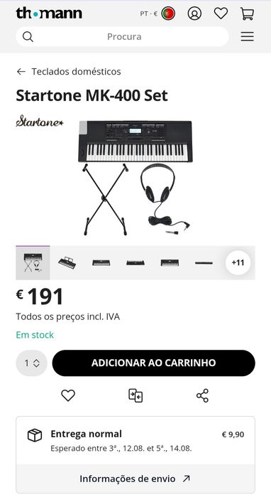 Teclado startone MK-400