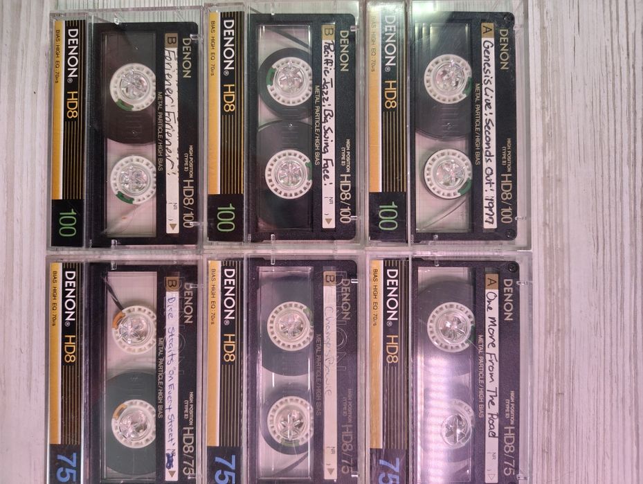 Denon HD 8 75, 100 аудіокасети