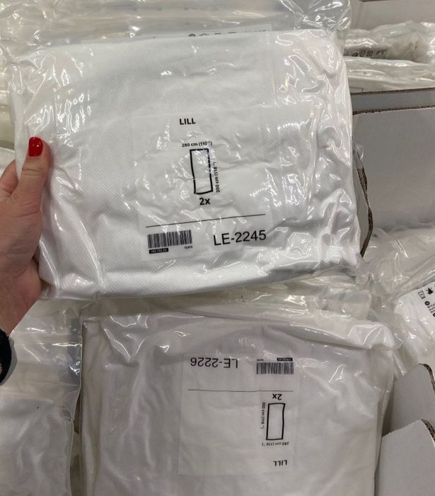 Нова ніжно біла тюль