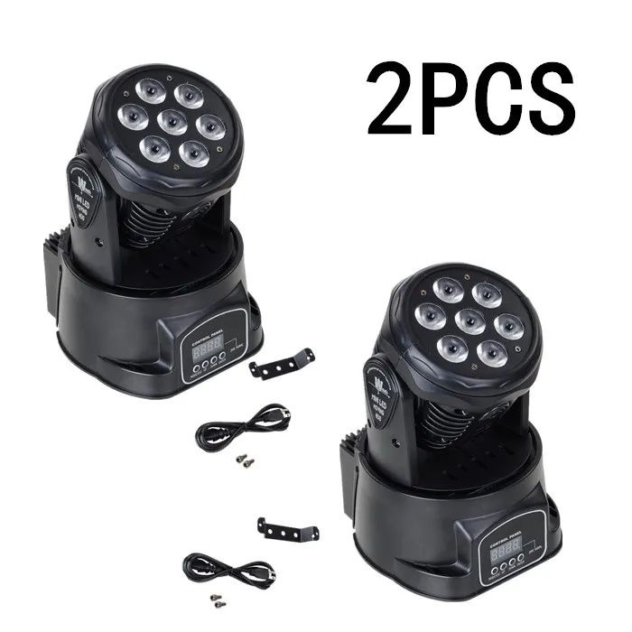 Pack of 2 Moving Head Lights, 7×12 W, Brand New in Box64752202358145120