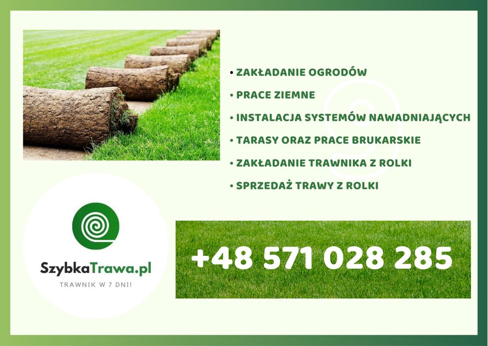 Trawa z rolki premium
