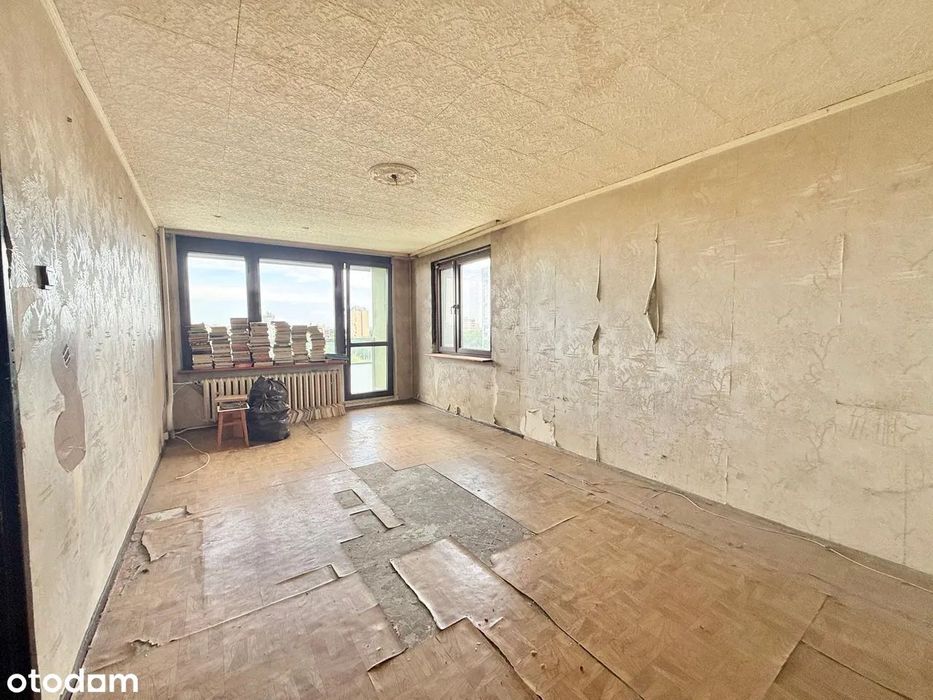 2 pokoje z widokiem, super lokalizacja - opróżnione do remontu