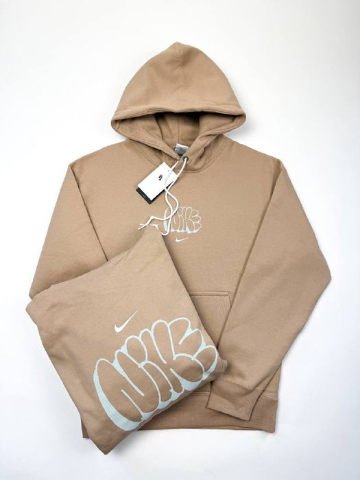Оригінал! Худі Nike Solo Swooth (бежеве) (S, M, L) Нове з бірками!