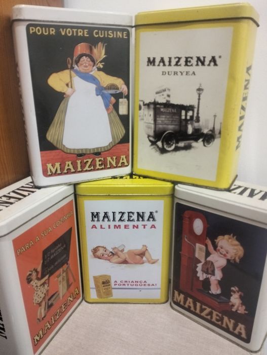 Lote de latas comemorativas Maizena