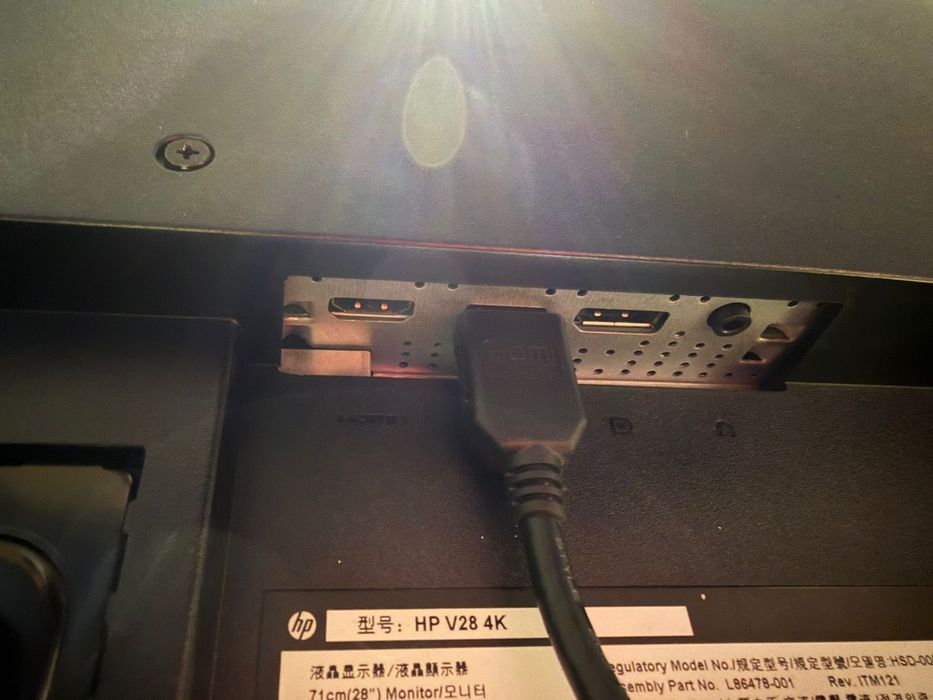 Monitor - HP V28 4K - BARATÍSSIMO